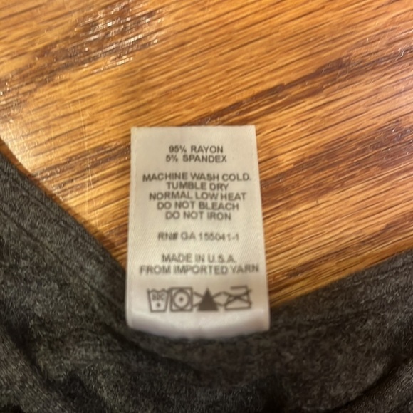 Erge Girl’s Grey Long Sleeve With Criss Cross Neck Size L 14 - Picture 4 of 5